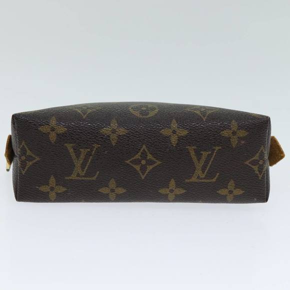 LOUIS VUITTON Monogram Pochette Cosmetic PM Cosmetic Pouch M47515 LV Auth 81496 - Picture 7 of 16